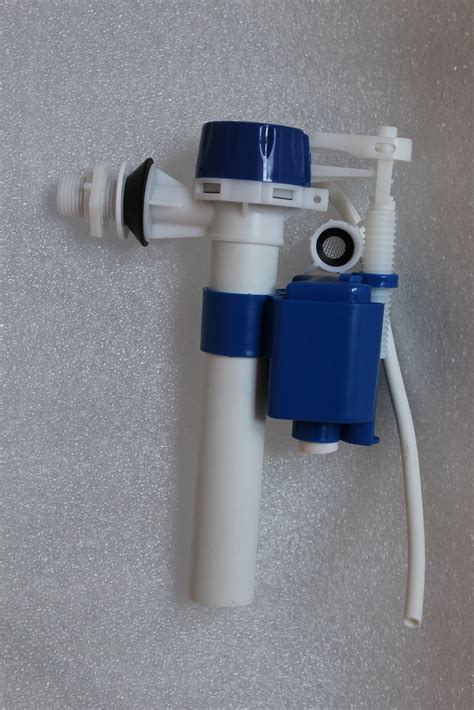Adjusting that screw will change the level. . Porcher toilet fill valve